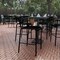 Flash Furniture Black All-Weather Steel Bar Stool XU-CH-10318-B-BK-GG - alternate 1